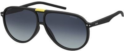 Polaroid Men's Polarized Flat Top Pilot Sunglasses