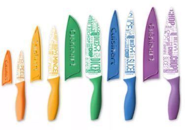 Cuisinart 10-Pc. Ceramic-Coated Printed Cutlery Set