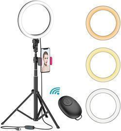 8 LED Selfie Ring Light w/ Tripod Stand