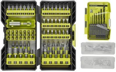 Ryobi 142pc Drill and Impact Rated Drive Kit