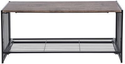 Line Zen 18 in. Walnut Wooden Folding Coffee Table