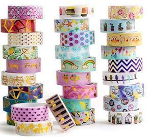 Gold Foil Washi Tape - 30 Rolls