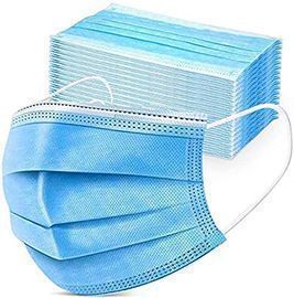 3 Layer Disposable Face Masks, 50pc