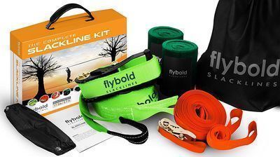 Flybold Slackline Kit with Training Line