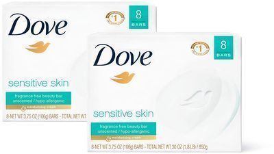 16-Count 3.75oz. Dove Beauty Bar (Sensitive Skin)