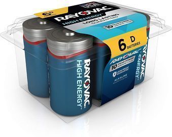 Rayovac D Batteries 6-Ct.