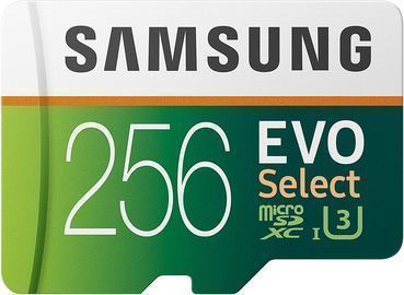 Samsung EVO Select 256GB UHS-I U3 microSDXC Memory Card
