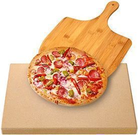 AUGOSTA Pizza Stone for Oven and Grill