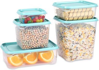 Set of 5 Fresh Friend Food Storage Containers