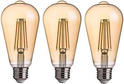Pack of 3 LED Edison Bulbs