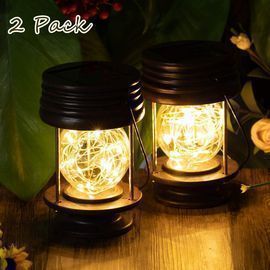 2 pack of Solar Hanging Lanterns