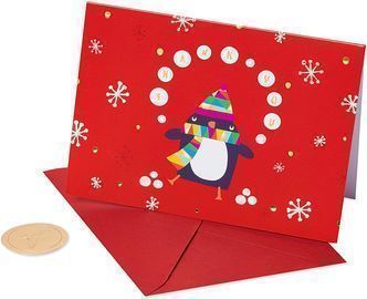 12 Count Papyrus Thank You Boxed Cards, Penguin