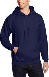 Hanes Men's Pullover Ecosmart Fleece Hooded Sweatshirt (Navy)