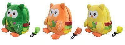 Plush Owl Toddler Backpack
