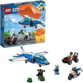 LEGO City Sky Police Parachute Arrest Building Kit (218 Pieces)
