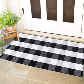 50% Off Buffalo Plaid Rugs | 24 x 51 for $11