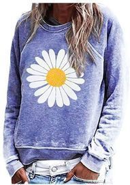 Distressed Pullover Sweatshirt