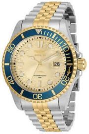 Invicta Men's Watch Pro Diver Quartz Champagne Dial Two Tone Bracelet