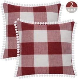 Buffalo Plaid 18x18 Pillow Covers - Set of 2