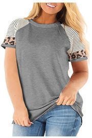 Women's Plus Size Leopard Tunic