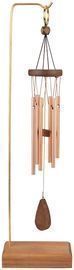 MUMTOP 16.5 Outdoor Musically Tuned Chimes w/ Wood Desk Stand