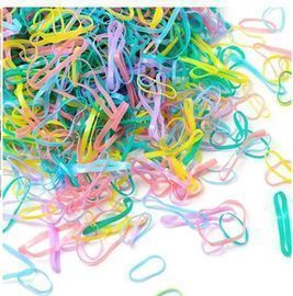 Kids Elastics No Damage Colored Hair Bands - 2,000 ct
