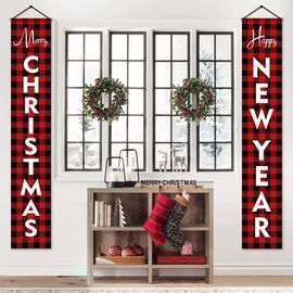 Farmhouse Christmas Porch Signs