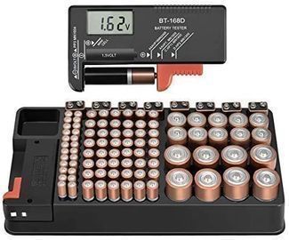 The Battery Storage Organizer Case and Battery Tester