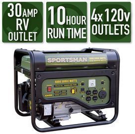 Sportsman 4,000/3,500-watt Gasoline Powered Portable Generator