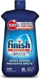 Finish Jet-Dry Rinse Aid, 8.45oz, Dishwasher Rinse Agent & Drying Agent
