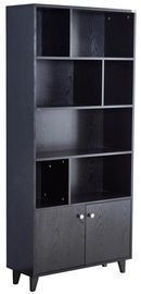 Boyel Living 4-Tier Geometric Bookcase w/ Cabinet