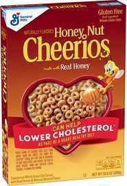 Honey Nut Cheerios, Gluten Free Cereal w/ Oats