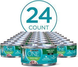 Pack of 24 Purina ONE Natural Adult Canned Wet Cat Food (3 oz.)