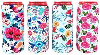 Neoprene Slim Can Cooler - 4pk