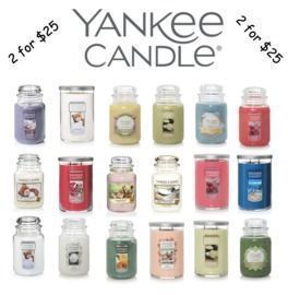 2 For $25 Large Candles ($34 Savings)