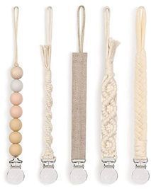 Modern Pacifier Clips - 5pk