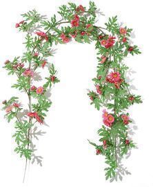 71 Artificial Chrysanthemum Vine Wall Decor (3 Styles)