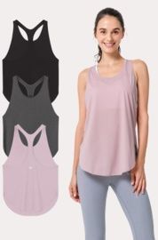 Women's Sculpt Racerback Cozy Tank - 3 Pack
