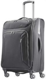 American Tourister 25 Zoom Spinner Expandable Suitcase w/ Dual Spinner Wheels, Black