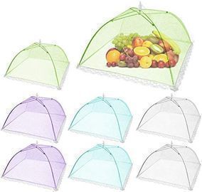 8-Pack of SPANLA Food Cover Nets for Outdoors
