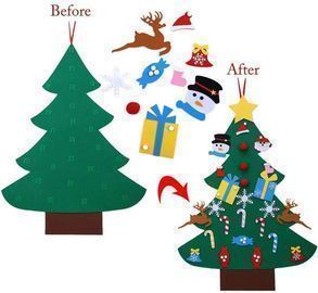Autiy Kids DIY Felt Christmas Tree Set