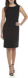 Kasper Women's Sleeveless Crepe Sheath Dress
