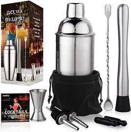 Aozita 24oz Cocktail Shaker Bartender Set