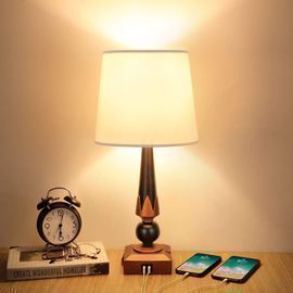Mlambert 21 Dimmable Table Lamp w/ 2 USB Ports