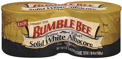 Bumble Bee Prime Fillet Solid White Albacore Tuna Fish 4-Pack