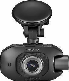 Insignia Front and Rear-Facing Camera Dash Cam, Black