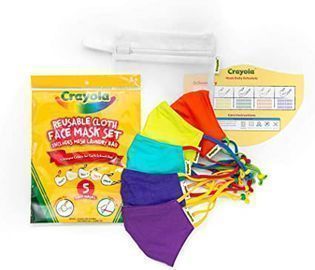 Crayola Kids Face Masks, 5pk
