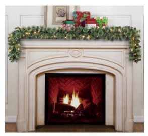 Holiday Time 9' Pre-lit Liberty Garland