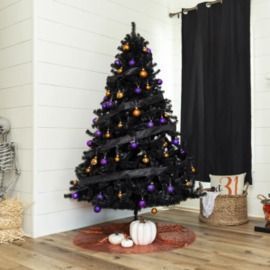 Black Artificial 6' Christmas Tree