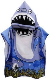 Toddler Hooded Beach Bath Towel Baby Shark